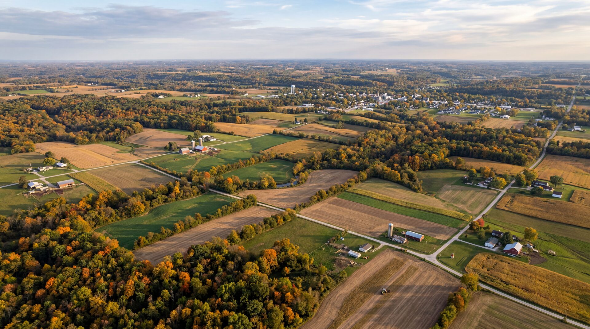 Agricultural land in Southern Indiana